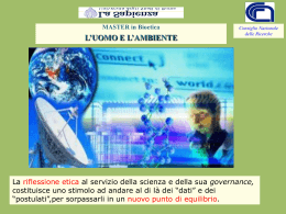 L`UOMO E L`AMBIENTE - Ceris-CNR