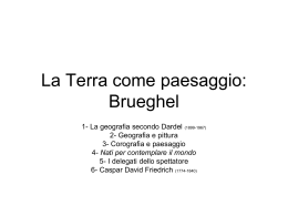 La Terra come paesaggio: Brueghel