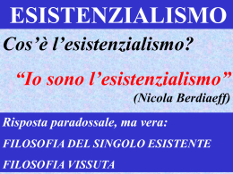 Esistenzialismo