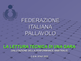 FEDERAZIONE ITALIANA PALLAVOLO