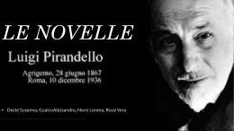 LUIGI PIRANDELLO (Novelle 2)