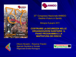 Costruire la sicurezza nelle organizzazioni sanitarie:il