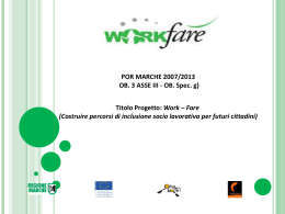 Intervento Regione Marche
