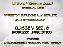 Diapositiva 1 - Istituto Magistrale Gulli