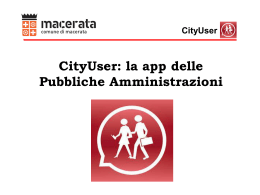 CityUser - Comune di Macerata