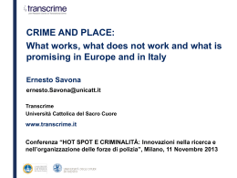 what works - Transcrime