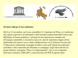 Sei intervalli per il tuo ambiente: Dal 6 al 12