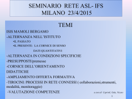 Nessun titolo diapositiva - Istituto Tecnico Economico Enrico Tosi