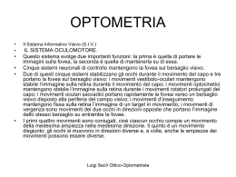 Diapositiva 1 - Materiale corso di laurea ottica ed optometria