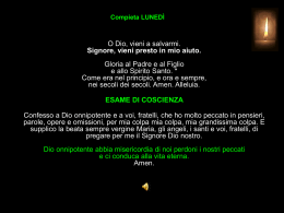 LUNED&Igrave; Compieta