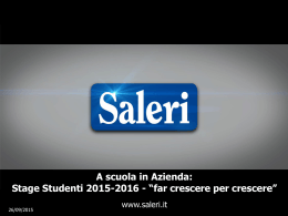 Stage Studenti ITIS 2015