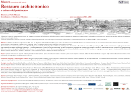 Master - Istituto Centrale per il Restauro