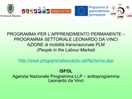 Partner di coordinamento - Europa