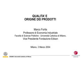 L`ITALIA E` IL MAGGIOR CONSUMATORE DI