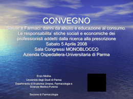 Relazione Prof.Enzo Molina - Associazione Marino Savini