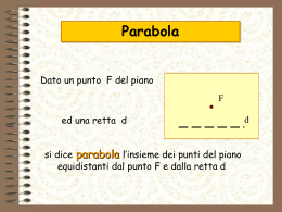 sulla parabola