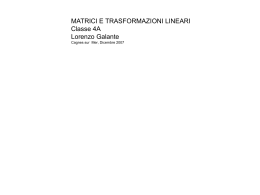 trasformazioni geometriche