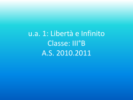 u.a. 1: Libertà e Infinito