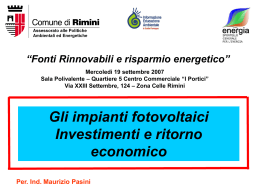 Impianti fotovoltaici