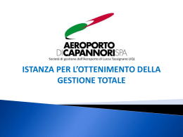 Diapositiva 1 - Aeroporto di Capannori