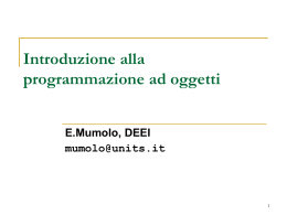 Introduzione alla programmazione in C++