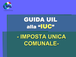 GUIDA UIL alla “IUC”