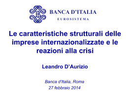 Leandro D`Aurizio: Le caratteristiche strutturali delle imprese