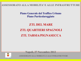 ASSESSORATO ALLA MOBILITÀ E ALLE INFRASTRUTTURE