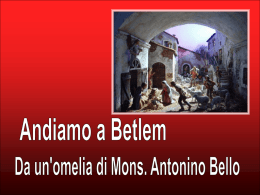 Andiamo a Betlem