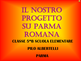 Progetto " Parma Romana