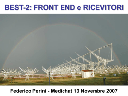 Nuovi Front-End e ricevitori del sistema Best