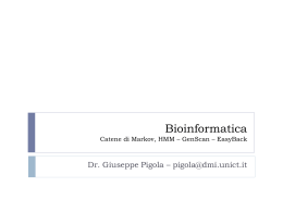 Slides - Dipartimento di Matematica e Informatica