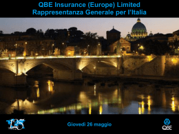 Italian Road Show Presentation