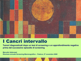 M. Vettorazzi - Registro Tumori del Veneto