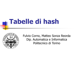 13 - hash - Politecnico di Torino