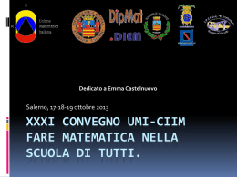 &Egrave; possibile il connubio tra matematica e scienze?