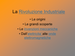 La rivoluzione industriale - Istituto comprensivo Carpi Nord