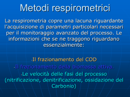 Metodi respirometrici