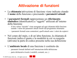 Appendice7.Attivazione funzioni e ricorsione