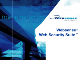 Websense Web Security Suite Customer_ITA