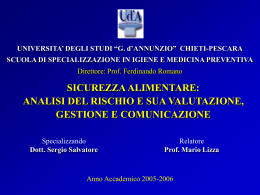 UNIVERSITA` DEGLI STUDI &ldquo;G.D`ANNUNZIO CHIETI
