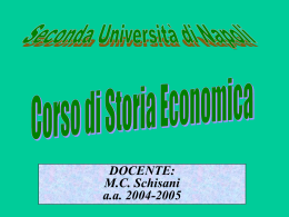 Slide storia economica