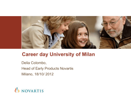 Presentazione Novartis Italia febbraio 2009