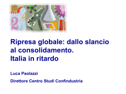 Luca Paolazzi - Direttore Centro Studi Confindustria