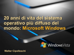 Windows History - Associazione Studenti Bicocca