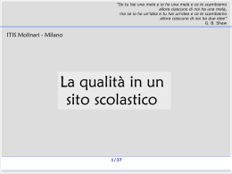 dell`istituzione scolastica
