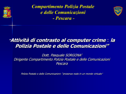 La Polizia Postale E Delle Comunicazioni