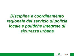 TITOLO - Polizia Locale Bergamo e Lecco