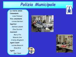 Polizia Municipale - Comune di Sasso Marconi