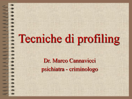 Tecniche di profiling - Dr. Marco Cannavicci (Microsoft